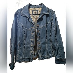 Live A Little Women’s Blue Denim Jean Jacket - Extra Large Petite